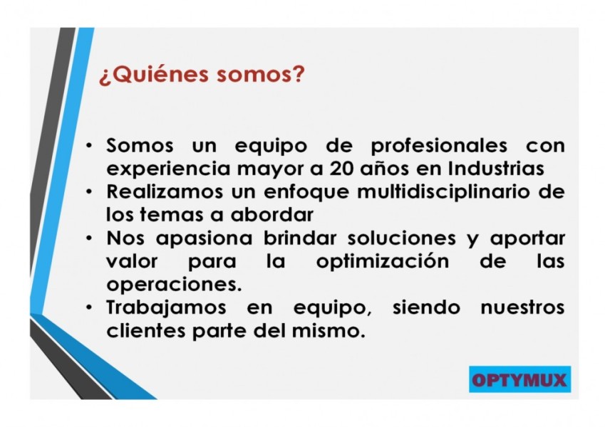 OPTYMUX ASESORES INDUSTRIALES