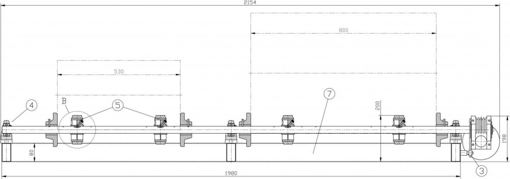 Mezclador de Tambores Horizontal (planos)