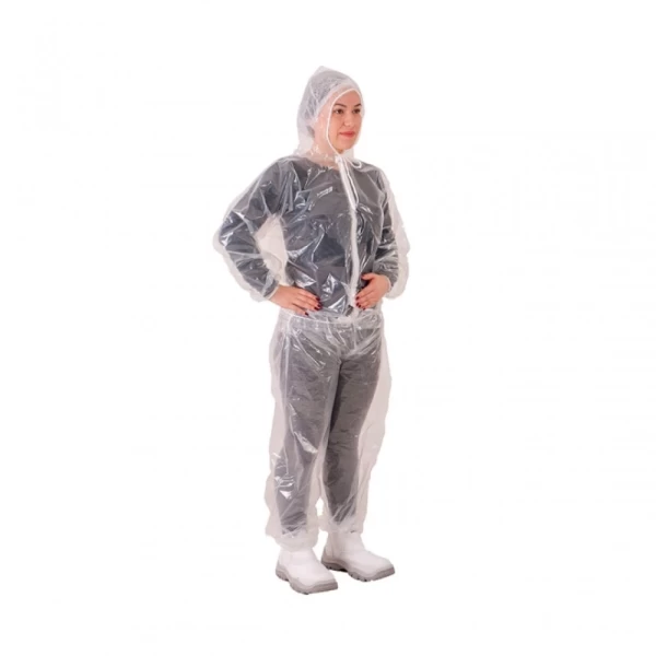Conjunto polietileno c/capucha