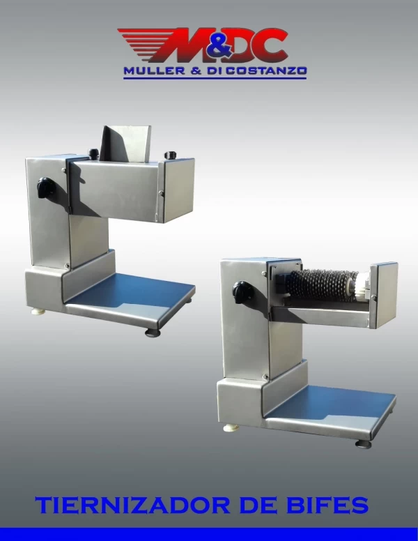 Tiernizadora de Bifes - Acero Inoxidable - Metalurgica Muller y Di Costanzo