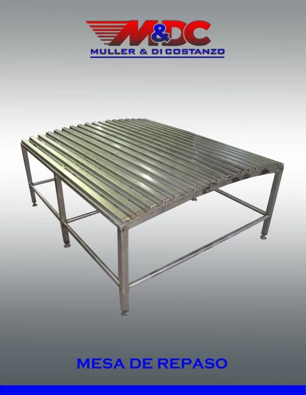 Mesas De trabajo/Giratoria /Visceras /Desposte /Repaso - Acero Inoxidable - Muller y Di Costanzo