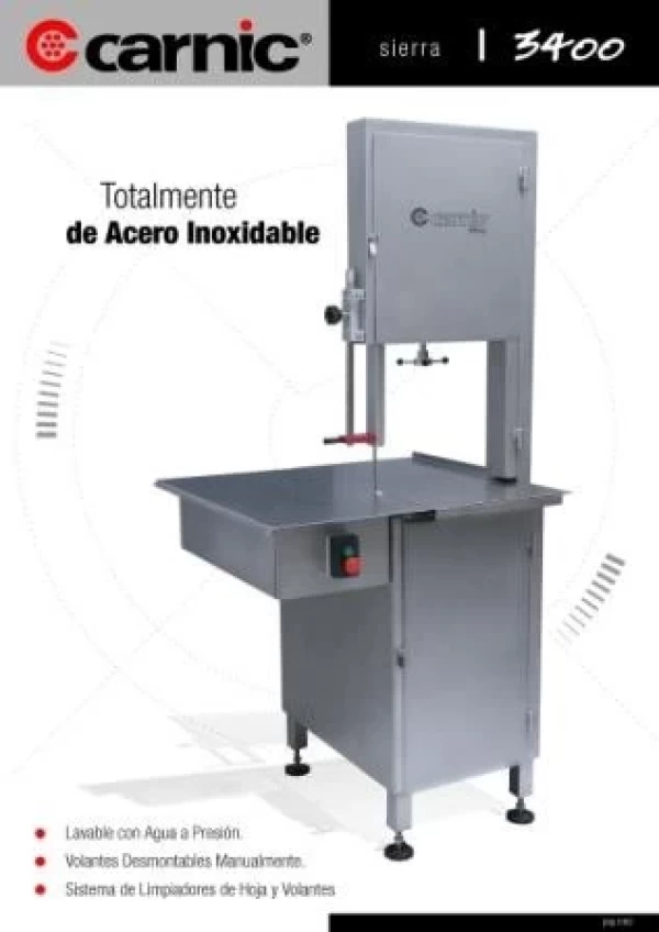 Máquina de Sierra Carnic 3400