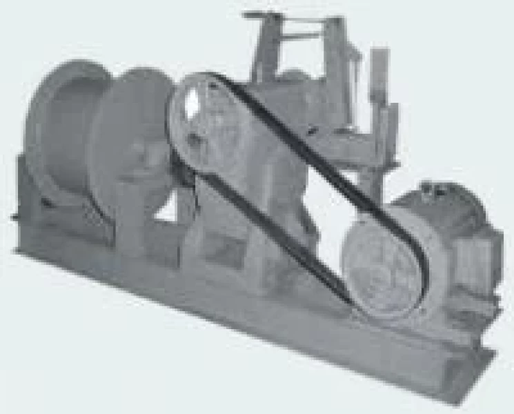 Guinche con encarrilador automático