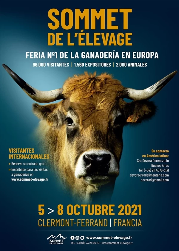 SOMMET DE L´ÉLEVAGE FERIA Nº1 DE LA GANADERIA EN EUROPA
