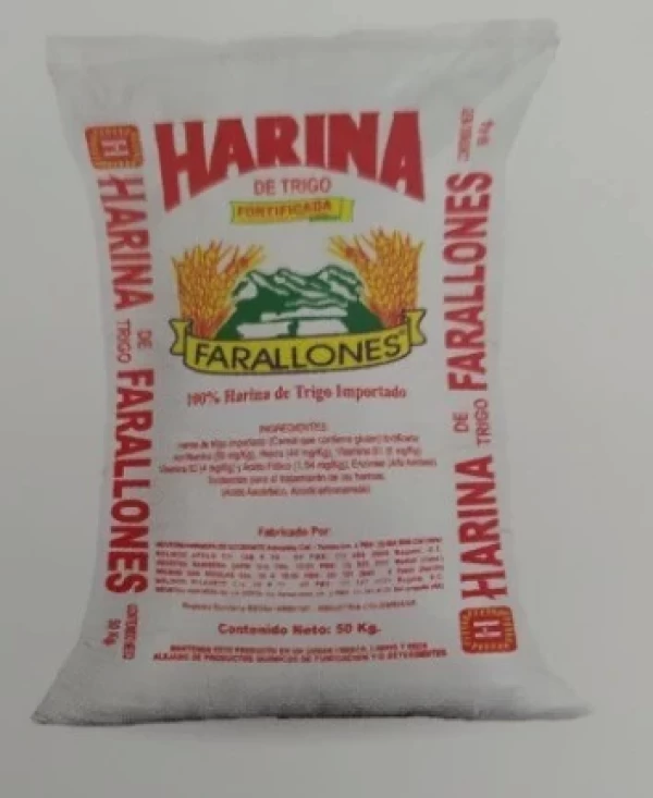 HARINA DE MAIZ PRECOCIDA, HARINA DE TRIGO, MAIZ TRILLADO