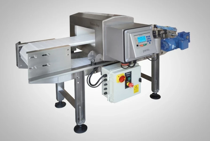 Detector de Metales en cinta transportadora