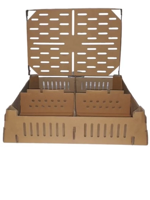 Caja para transporte de Pollos BB en cartón corrugado
