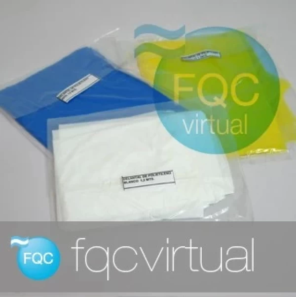DELANTAL  DE POLIETILENO DESCARTABLE. FQCVIRTUAL