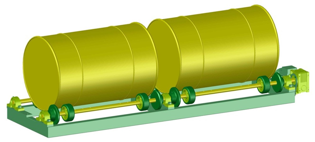 Mezclador de Tambores Horizontal (planos)