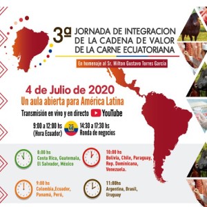 Tercera Jornada de Integracion de la Cadena de Valor de la carne ecuatoriana 2020