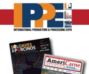 RED ALIMENTARIA Y REVISTAS AMERICARNE Y SOLO AVES & PORCINOS PRESENTES EN IPPE