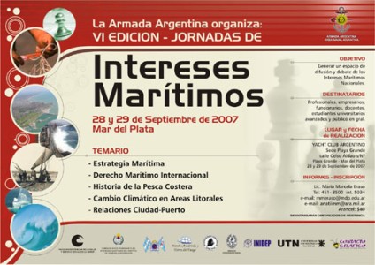ARGENTINA: JORNADAS DE INTERESES  MARITIMOS 2007