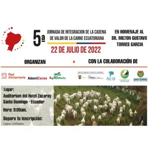 Se realiza la 5ta Jornada de Integración de la Cadena de Valor  de la Carne Ecuatoriana
