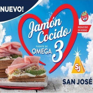 Alimentos San José desarrolló el primer jamón cocido con Omega3