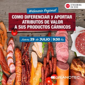 Webinario Soluciones para Cárnicos I GRANOTEC I Sin Cargo