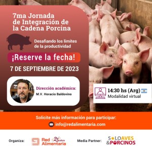 Participe este jueves de la 7ma Jornada Porcina: "Desafiando los límites de la productividad"