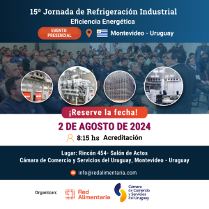El 15º Curso de Refrigeración Industrial se realizará en Uruguay