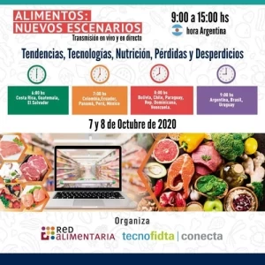 7 de octubre, “Alimentos, nuevos escenarios”: Nuevos Escenarios Covid-19, Tendencias y Nutrición