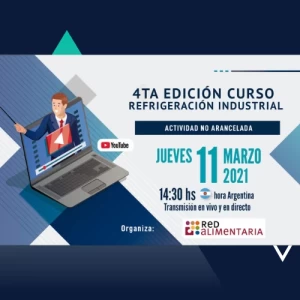 Red Alimentaria invita a la  Cuarta Edición del Curso Refrigeración Industrial