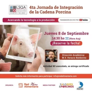 Agende la fecha para la Cuarta Jornada de Integración de la Cadena Porcina de Red Alimentaria