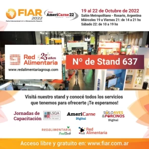 Red Alimentaria presenta una agenda de conferencias en FIAR 2022
