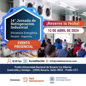 Últimos días de inscripción para el 14º Curso de Refrigeración Industrial