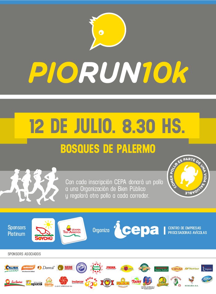 SE VIENE PIO RUN 10 KM: CORRER Y COMER DE MANERA INTELIGENTE