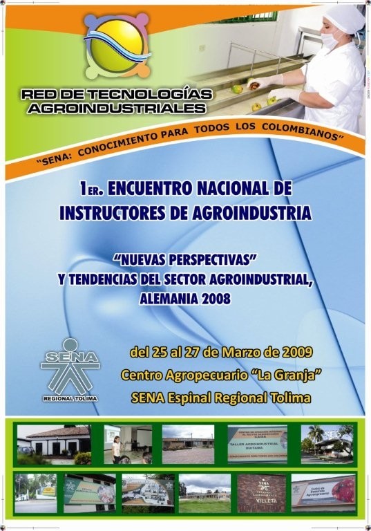 COLOMBIA: I ENCUENTRO NACIONAL DE INSTRUCTORES DE AGROINDUSTRIA