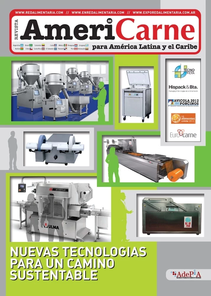 REVISTA AMERICARNE EDICION 88: EXPOSICIONES/ TECNO FIDTA 2012 / TODA LA TECNOLOGIA APLICADA A LA IND