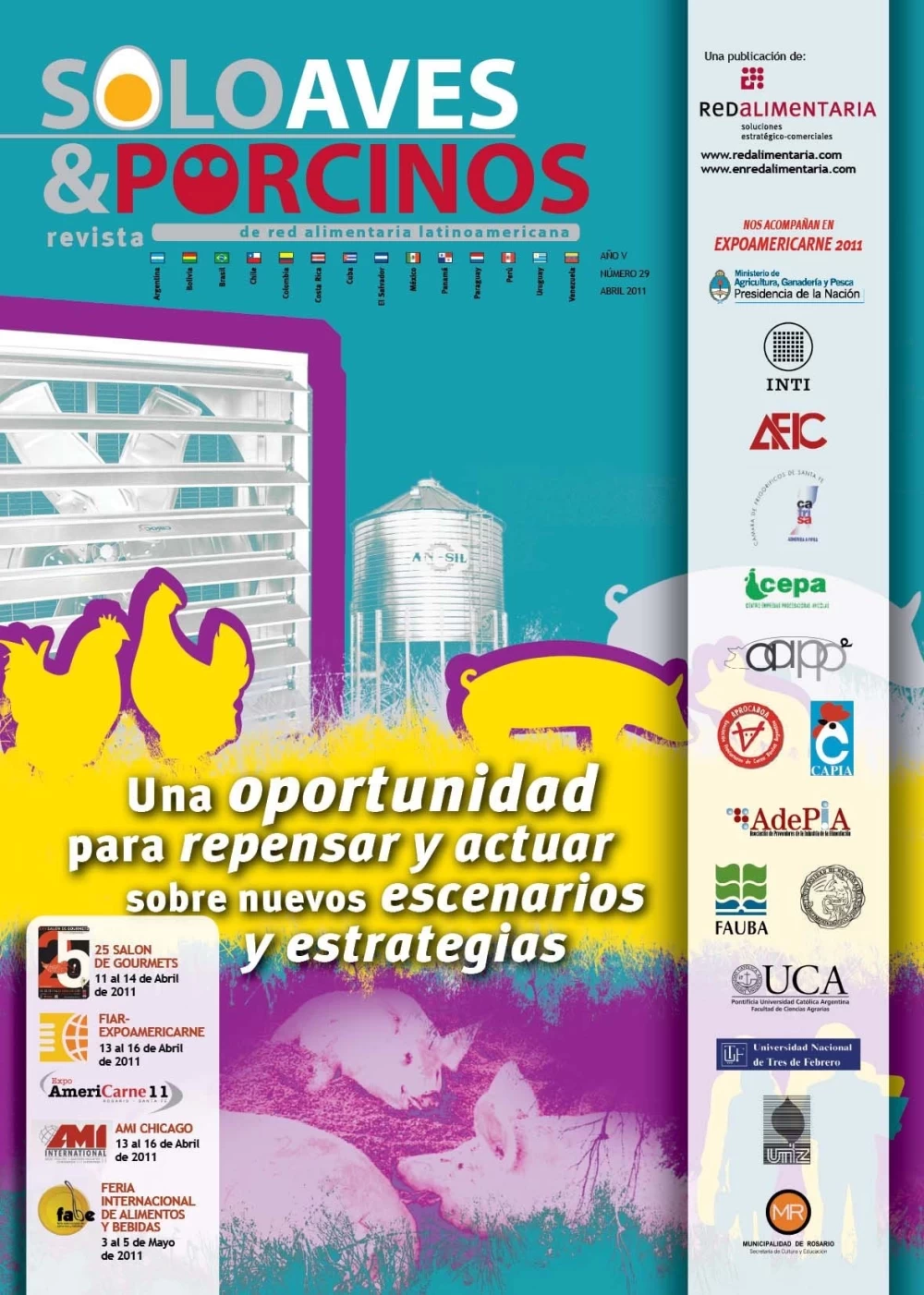 SOLO AVES & PORCINOS EDICION 29 :EMPRESA/ CENTRO ISLAMICO DE ARGENTINA CRESTA ROJA, CON GARANTIA DE