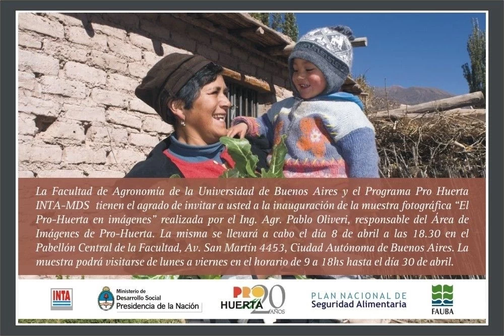 ARGENTINA: EL PROHUERTA EN IMÁGENES