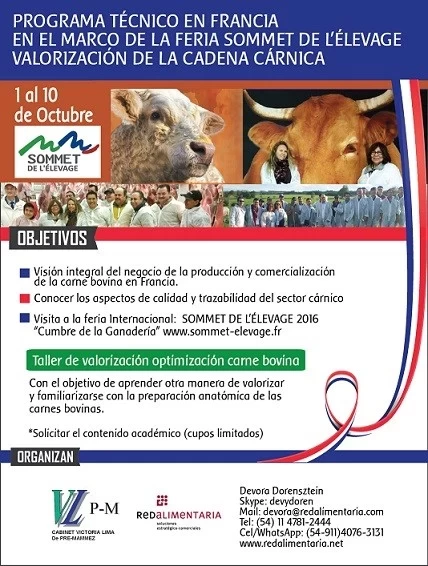 PROGRAMA TÉCNICO EN FRANCIA VALORIZACIÓN DE LA CADENA CÁRNICA