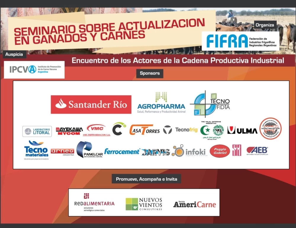 ARGENTINA: FRIGORÍFICOS DE CÓRDOBA PRESENTARON UN ESTUDIO PARA POTENCIAR LA CADENA DE LA CARNE EN LA